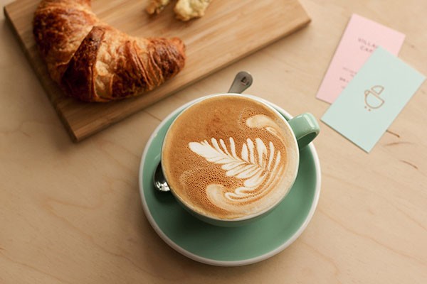 Village Café - visual identity by Studio Caserne.