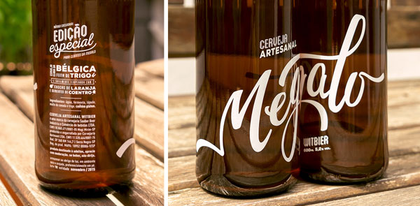Close up of the typography.