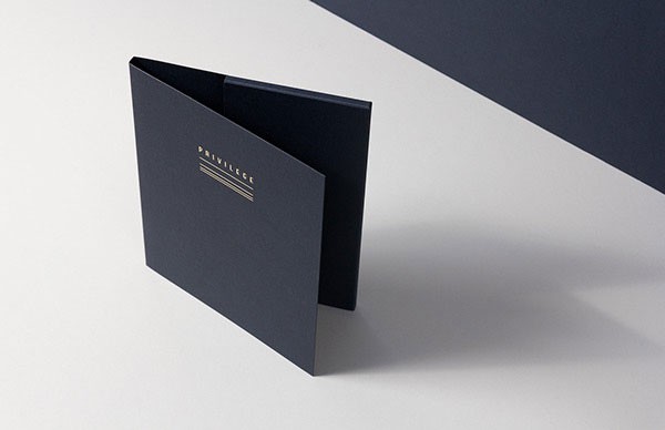 A folder for communication materials.