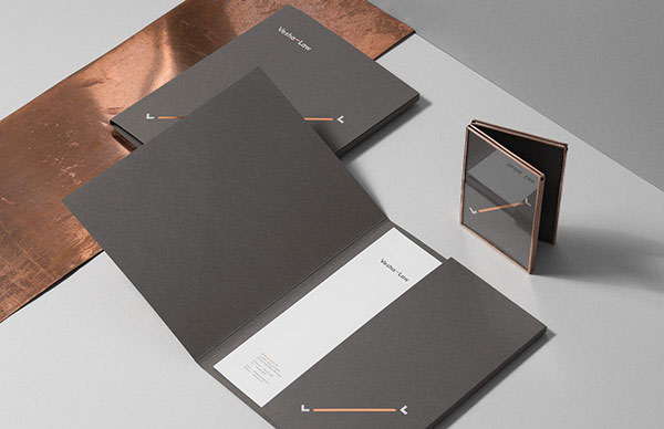 Printed collaterial designed by studio for brands.