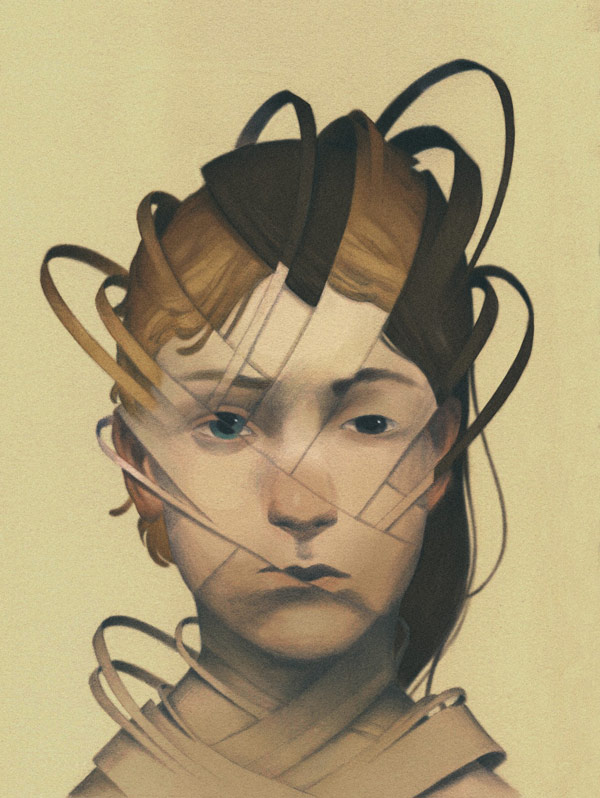 Work created for the Tor.com short story “Acrobatic Duality” by freelance illustrator Tamara Vardomskaya.