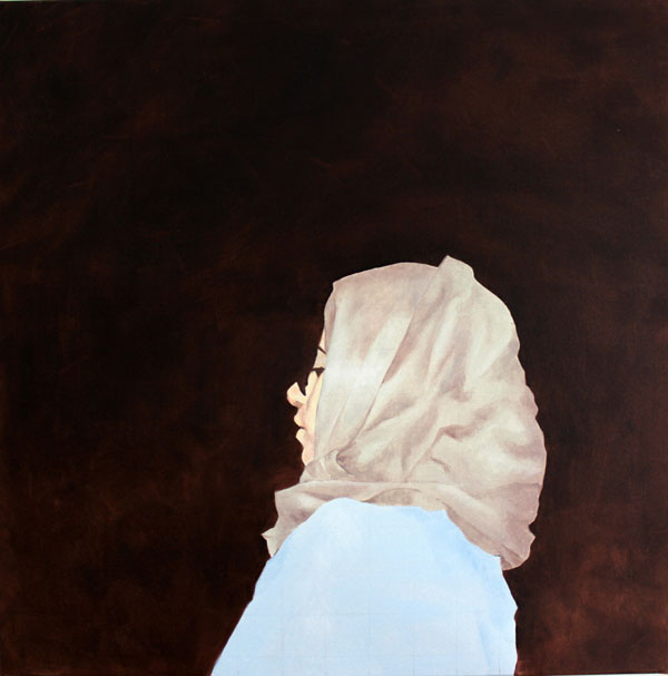 A beautiful oil painting by Fatma Al-Remaihi, an artist and graphic designer from Qatar.