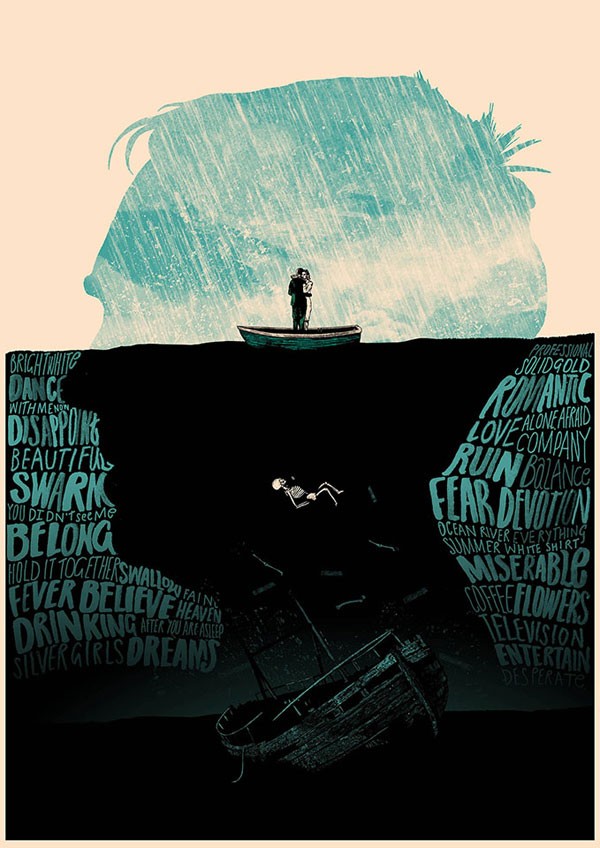 Poster illustration for BLISTERS show from Print Club London.