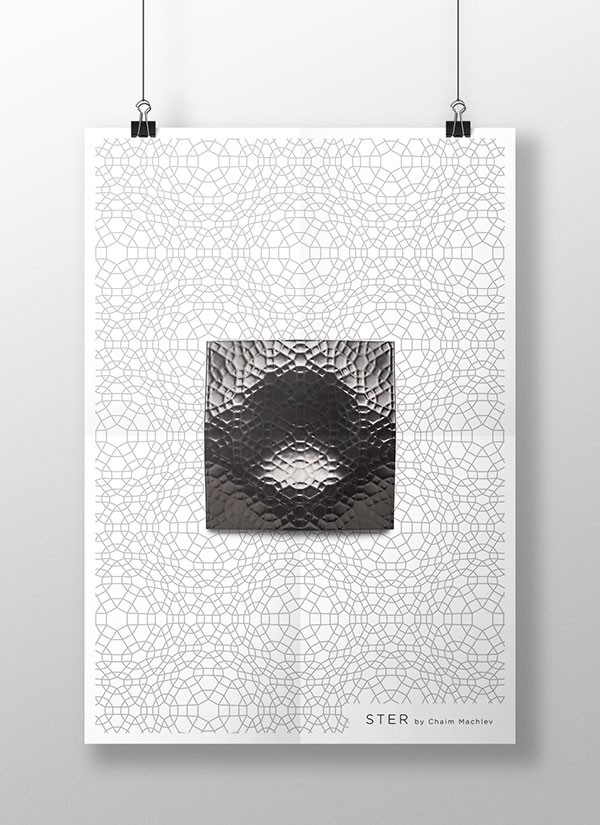 STER by Chaim Machlev - Graphic work from a series of prints.
