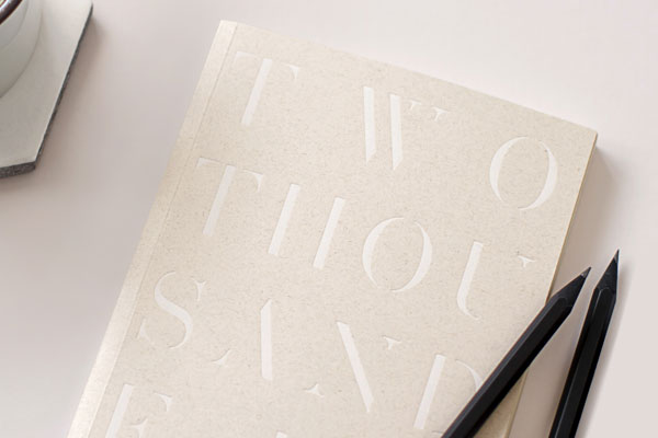Beautiful letterpress notebooks.