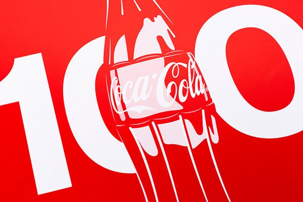 Close up of the graphic work.