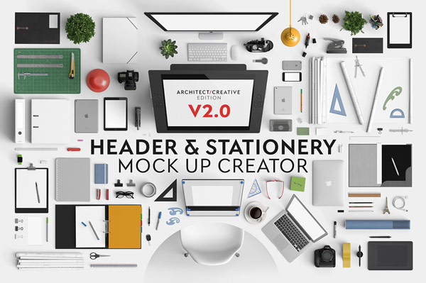 The Header and Stationery Mock Up Creator - Edition 2. The Header and Stationery Mock Up Creator - Edition 2.