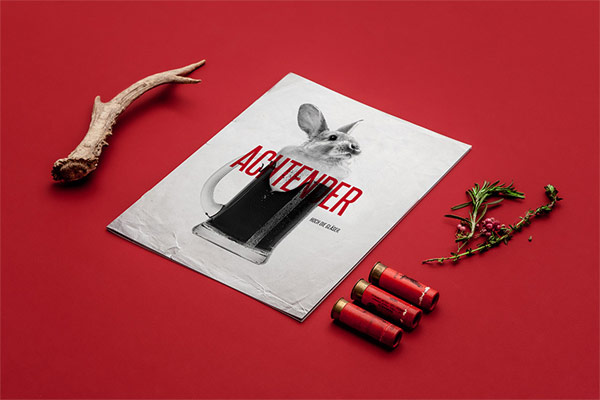 The whole brand identity uses diverse custom imaging.