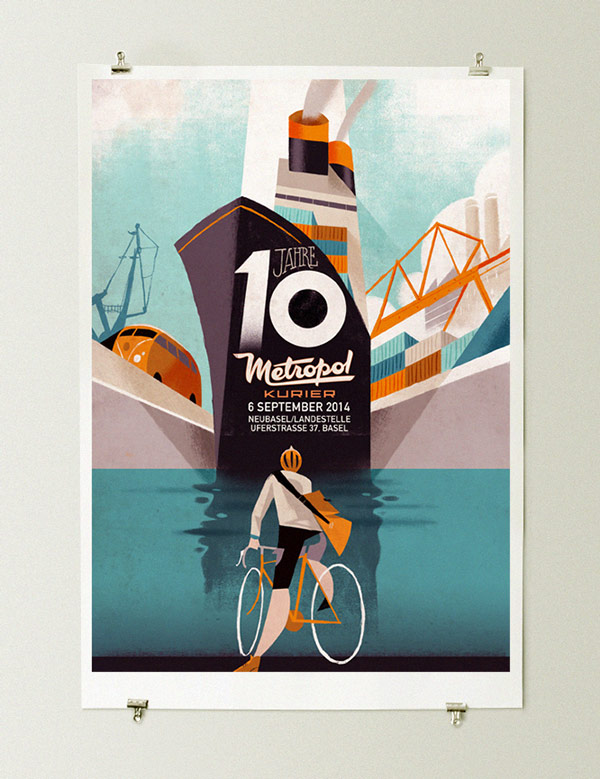 One of the printed poster illustrations.