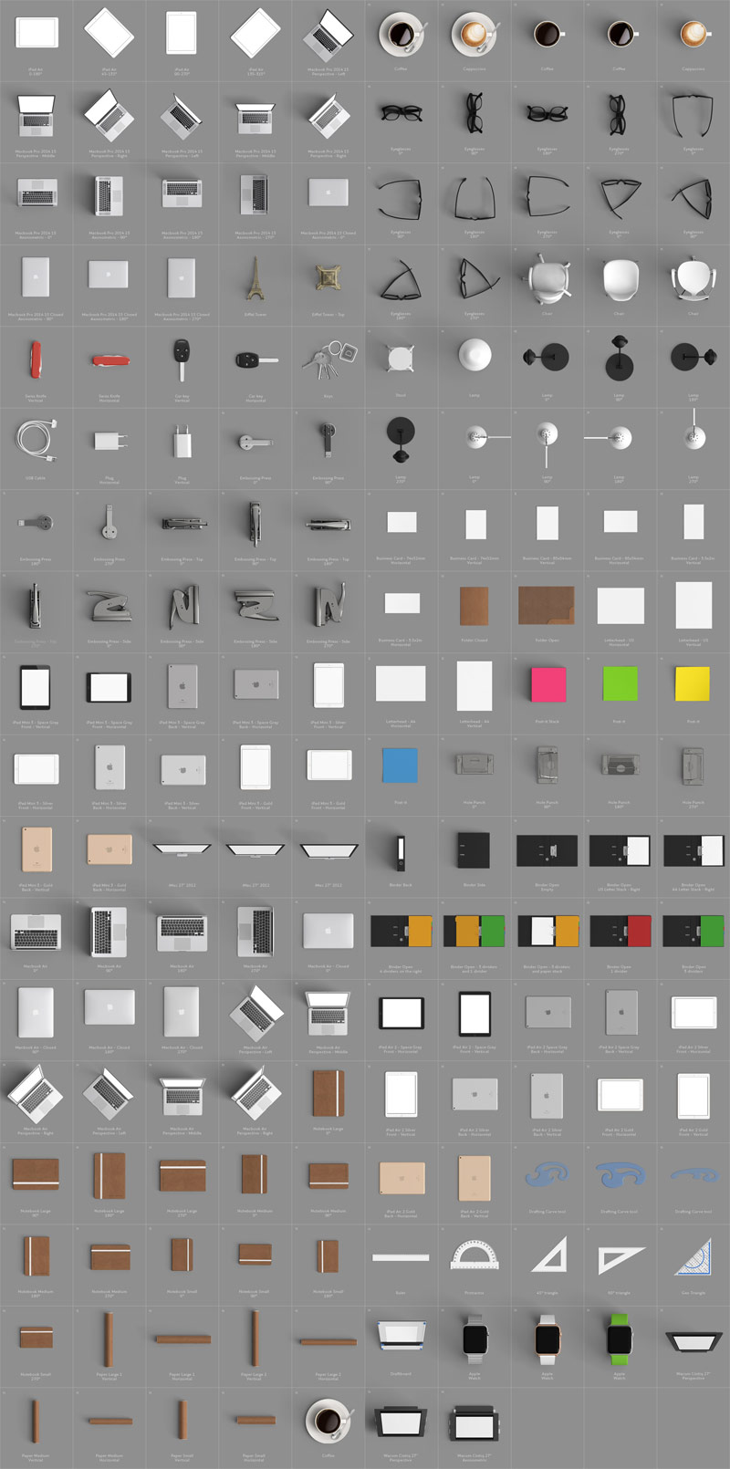 Over 200 office objects in more than 380 positions. Over 200 office objects in more than 380 positions.