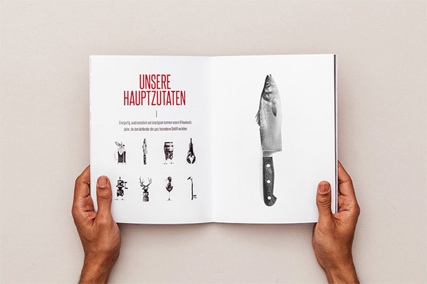 Visually unique and informative design.