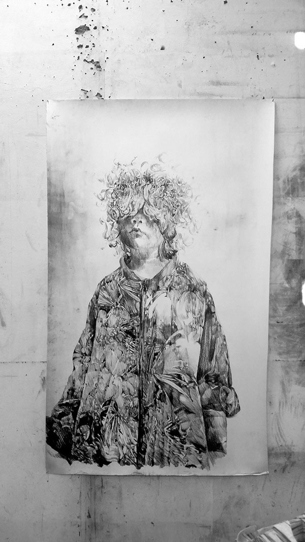 Artwork on paper created in 2015.