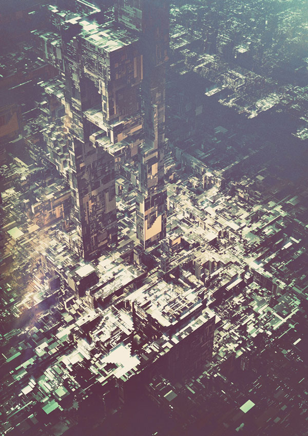 Futuristic and abstract digital illustration.