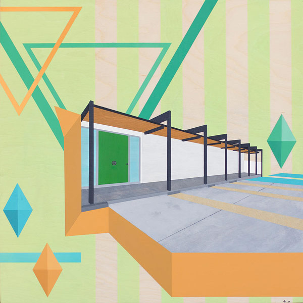 Painting by artist Johnie Thornton with acrylic and aerosol from 2014. Painting by artist Johnie Thornton with acrylic and aerosol from 2014.