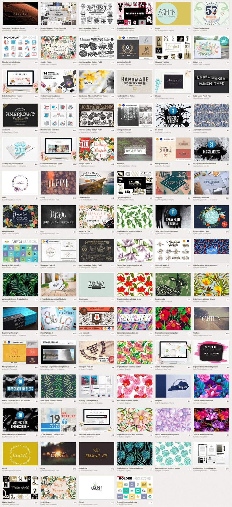The May 2015 Big Bundle from Creative Market The May 2015 Big Bundle from Creative Market
