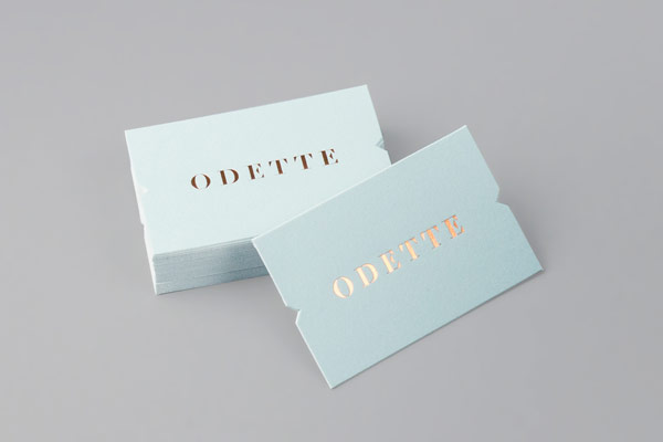 Business card design.