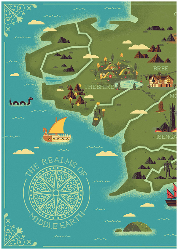 Left part of the map.