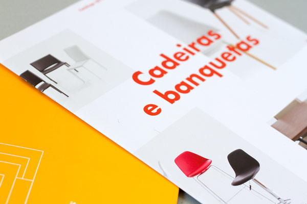 Close up of the catalog cover design. Close up of the catalog cover design.