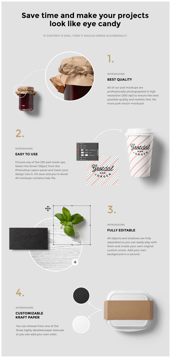 Save time and make your projects look like eye candy.