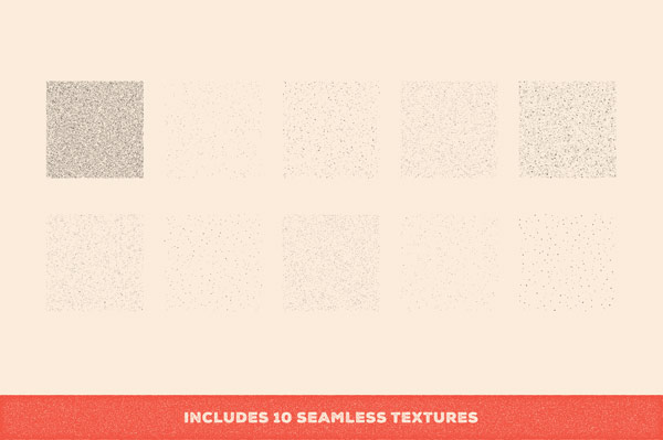 The download pack also includes 10 seamless textures. The download pack also includes 10 seamless textures.
