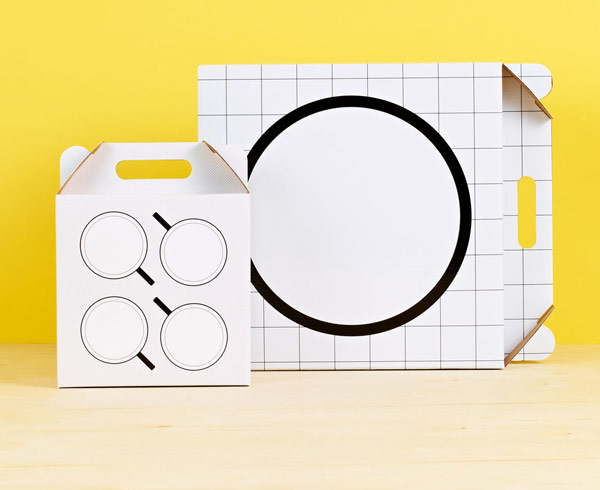 Boxes for cups.