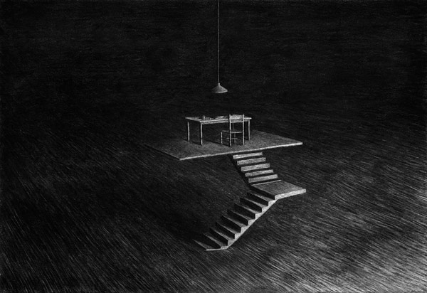 View, 50 x 30cm - Work from a series of illustrations created in 2014 and 2015.