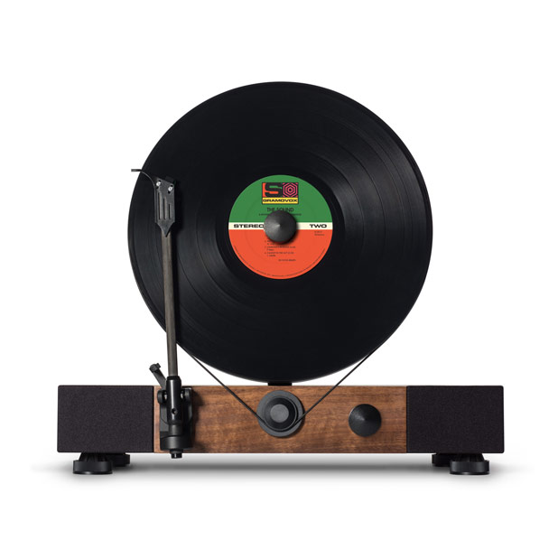 Floating Record™, a vertical turntable by Gramovox. Floating Record™, a vertical turntable by Gramovox.