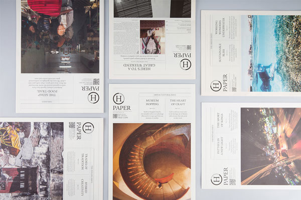 Hpaper, a quarterly newsletter for HPL Hotels & Resorts created by Bureau for The Advancement of Lifestyle and Longevity and Success.