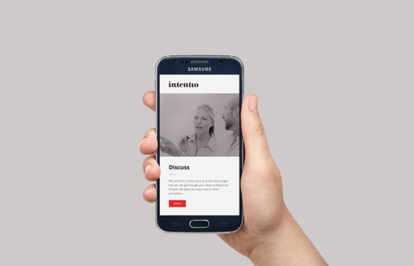 Website - mobile version. Website - mobile version.