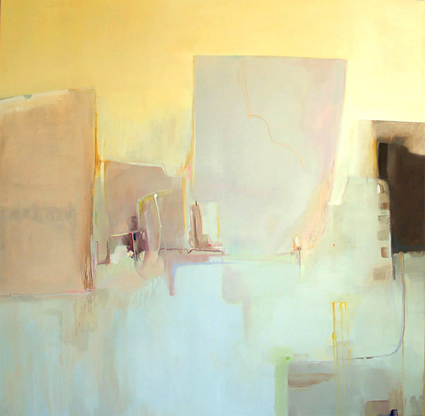 All paintings were created with a limited color palette.