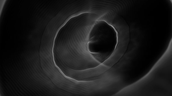 Cosmic geometric and abstract animations.