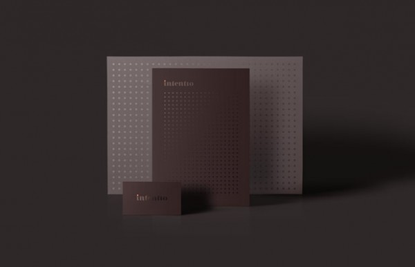 Clean brand identity design by Milena Wlodarczyk for furniture supplier Intentio. Clean brand identity design by Milena Wlodarczyk for furniture supplier Intentio.
