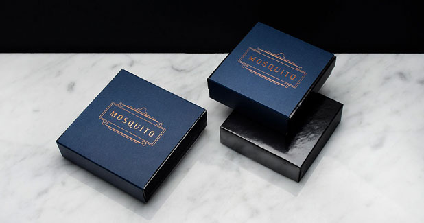 Some boxes from a set of packaging.