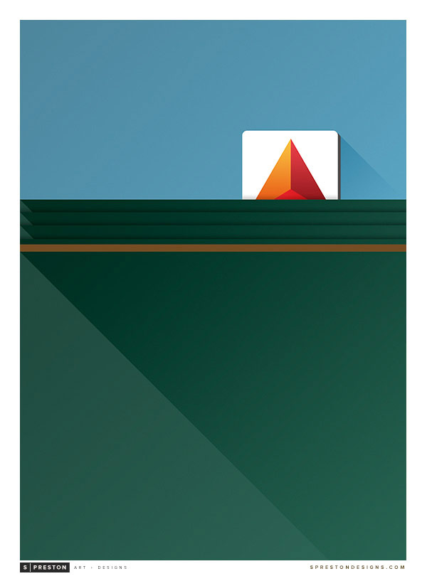 The Fenway Park of the Boston Red Sox illustrated by S. Preston.