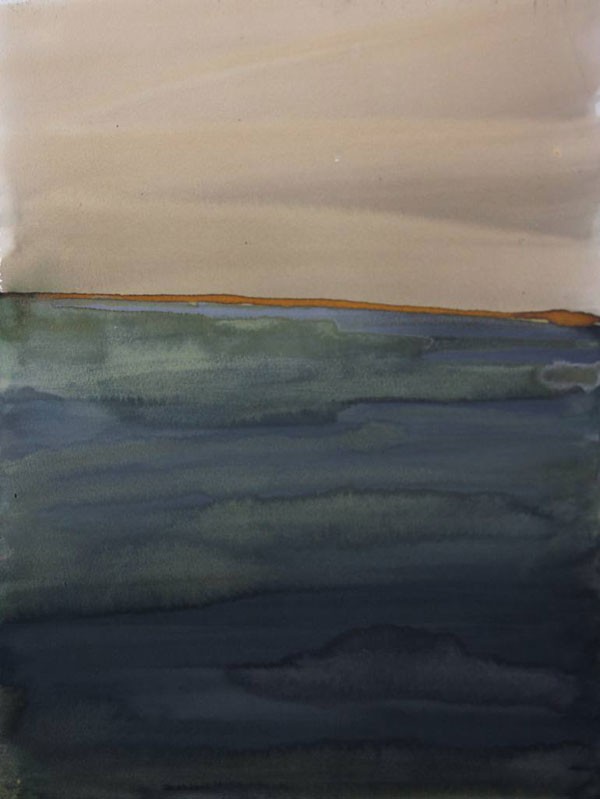 Derryra Beg - Work with watercolor and ink on paper.