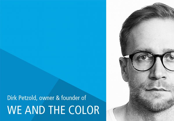 Dirk Petzold, owner and founder of WE AND THE COLOR