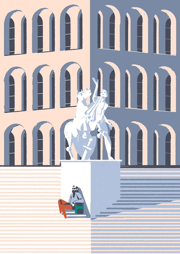 Timberland Let's Get Lost - Work from a series of illustrations created by Matteo Berton.