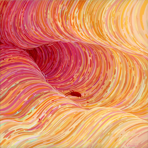 Wedge - acrylic painting on canvas in the size of 10 x 10. Wedge - acrylic painting on canvas in the size of 10 x 10.