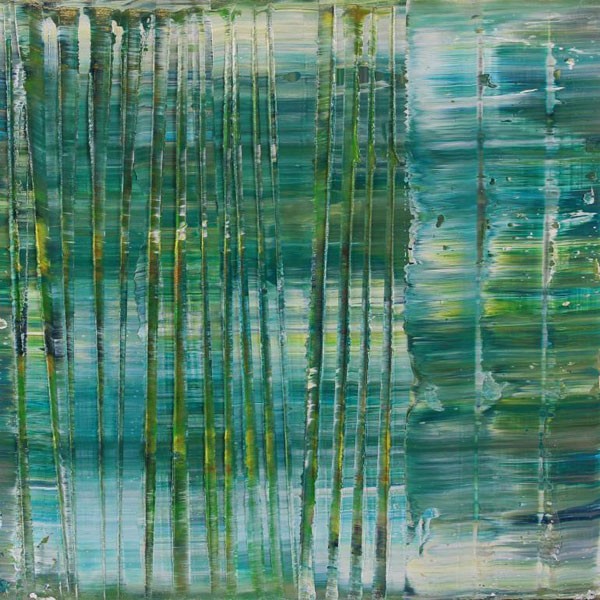 Abstract N° 1269 (Fifty 30) - Artwork with oil on canvas from a serie of 50 abstracts.