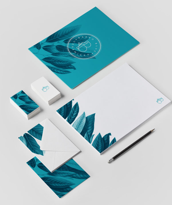 The Barro Blue stationery set - Art Direction, Branding, and Graphic Design by Willian Santiago. The Barro Blue stationery set - Art Direction, Branding, and Graphic Design by Willian Santiago.