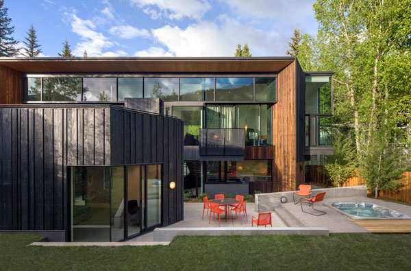 A  contemporary home located in Aspen, Colorado.