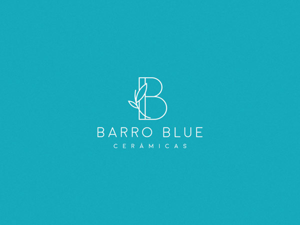 Barro Blue ceramics - logo design. Barro Blue ceramics - logo design.