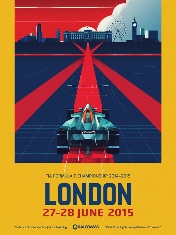 Formula E Championships - London Posters. Formula E Championships - London Posters.