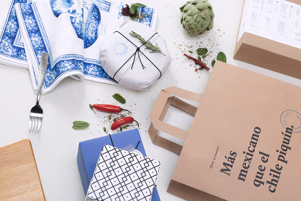 Some of the branding materials.
