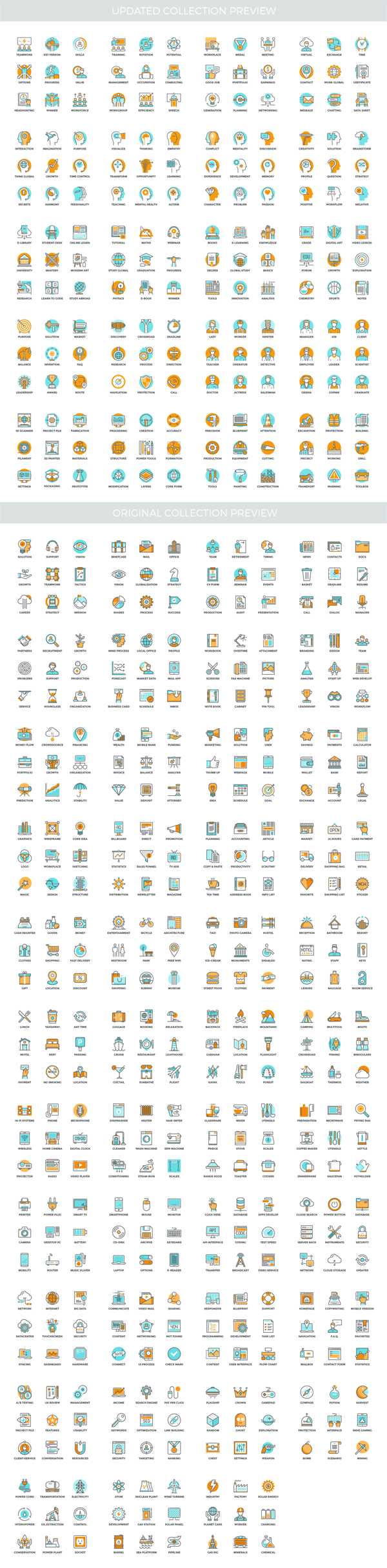 Packed with 567 icons, symbols, and illustrations as vector graphics and PNG files.