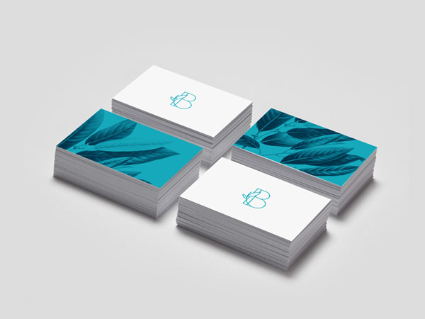 Two-sided business cards. Two-sided business cards.