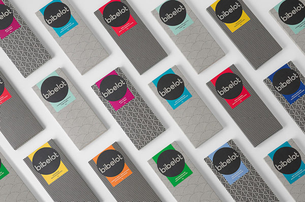 Beautiful dessert and chocolates packaging created by studio A Friend Of Mine.