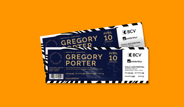 The festival tickets.