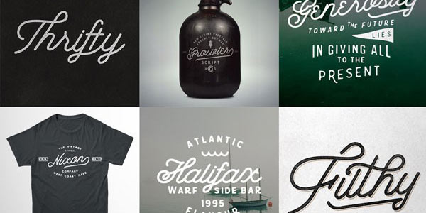 Growler Script typeface.