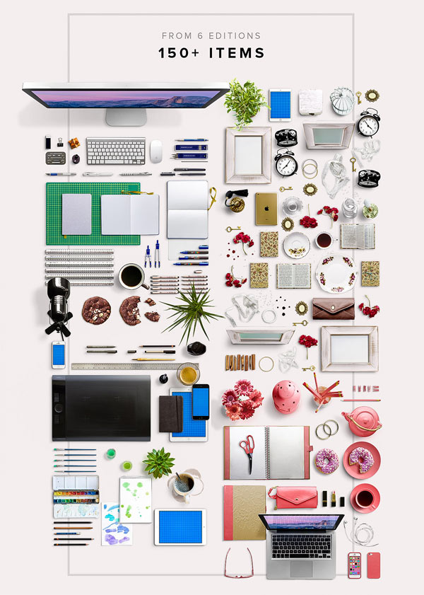 This bundle of custom scenes is equipped with over 150 items from 6 different editions.